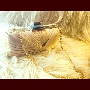 Gold Sandra Roberts clutch